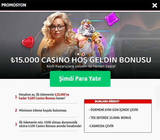 Hepsibahis casino hoş geldin bonusu.